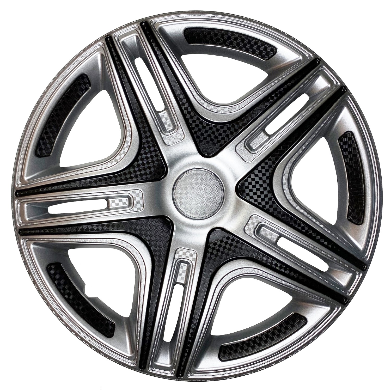 

Колпаки на колеса Дакар Super Silver Star R16 4 шт, Серебристый;серый;черный, Дакар16