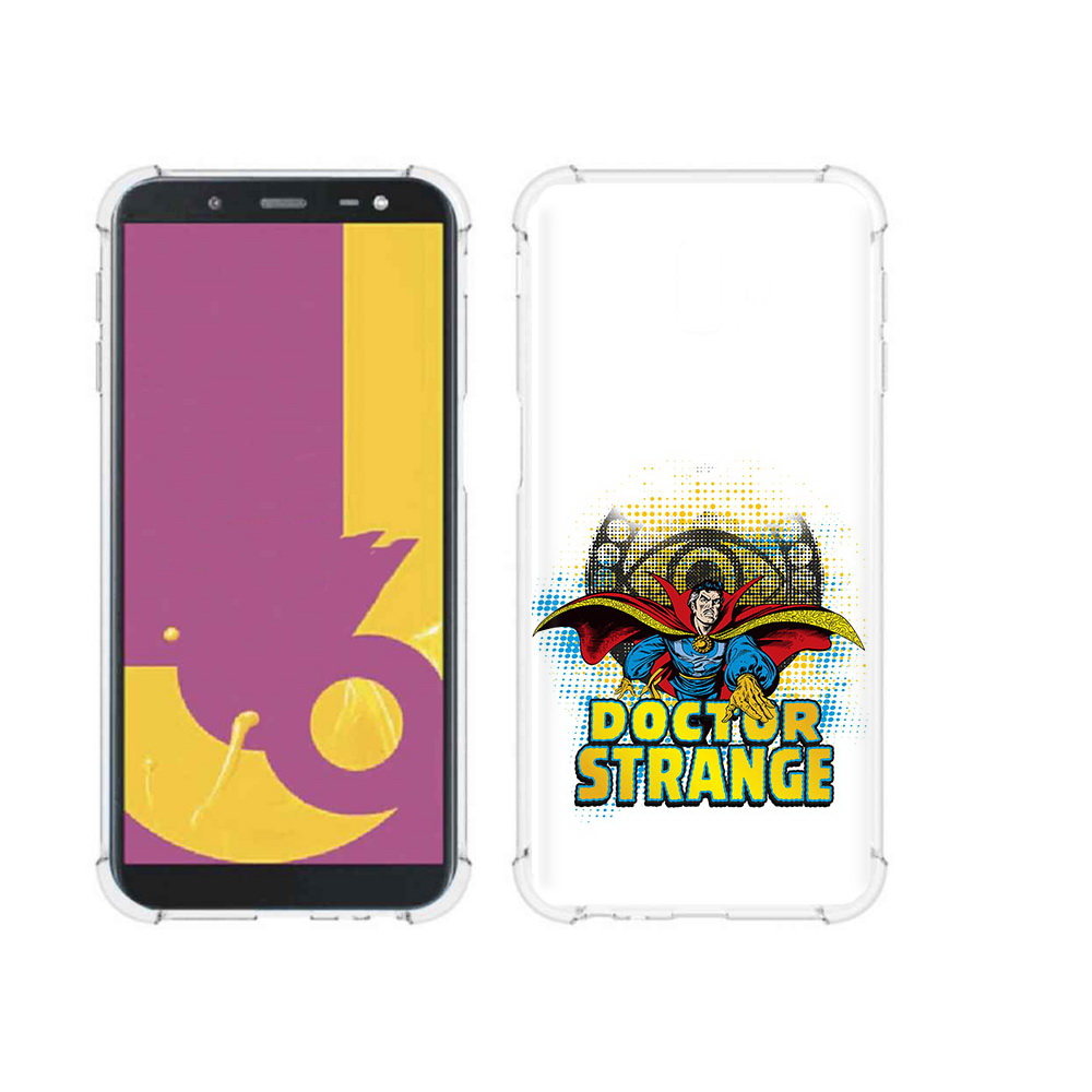 

Чехол MyPads Tocco для Samsung Galaxy J6+ (2018) доктор стренж рисунок (PT119175.557.335), Прозрачный, Tocco