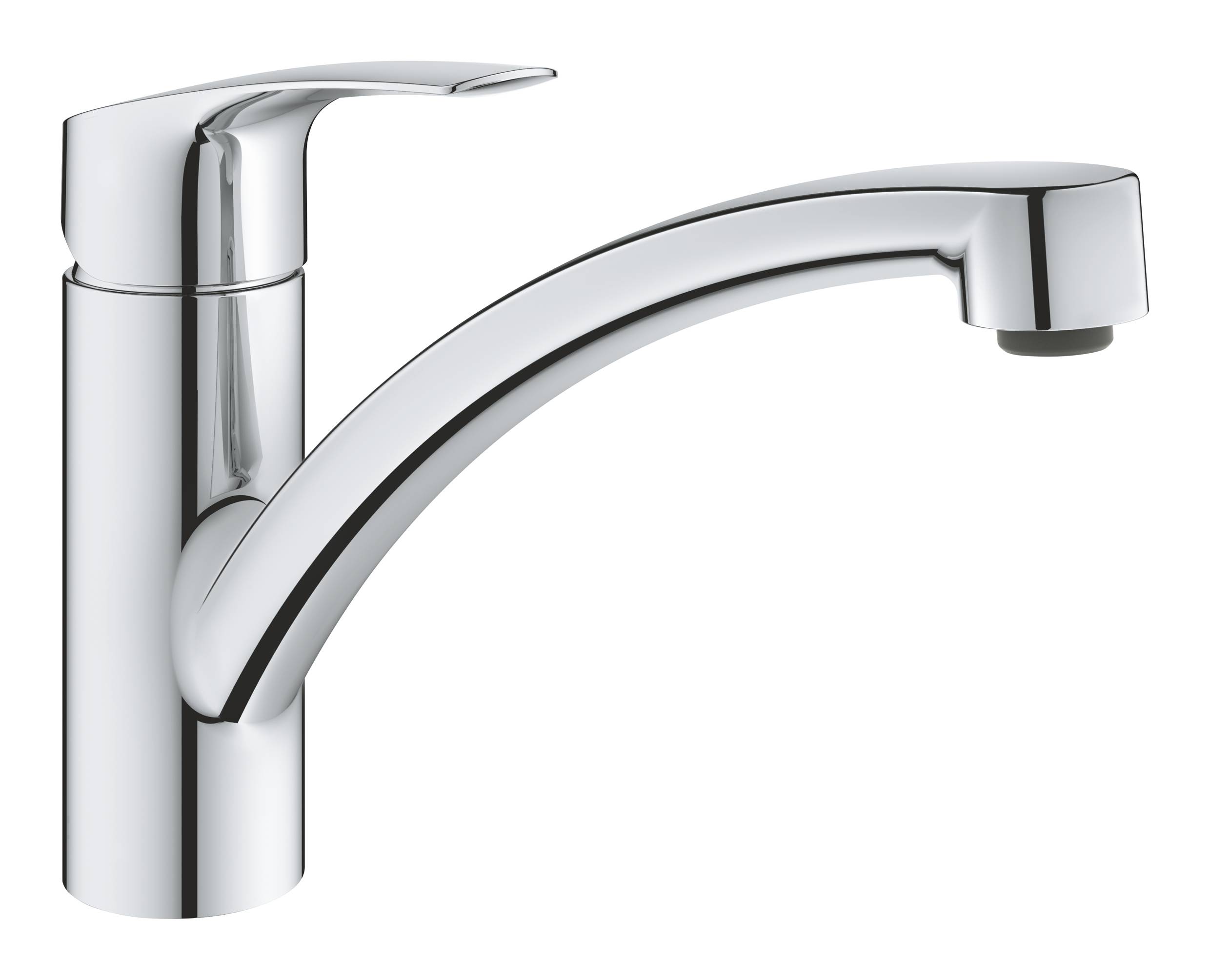 

Смеситель для кухни GROHE Eurosmart 2021, низкий излив, хром (30260003), Серебристый