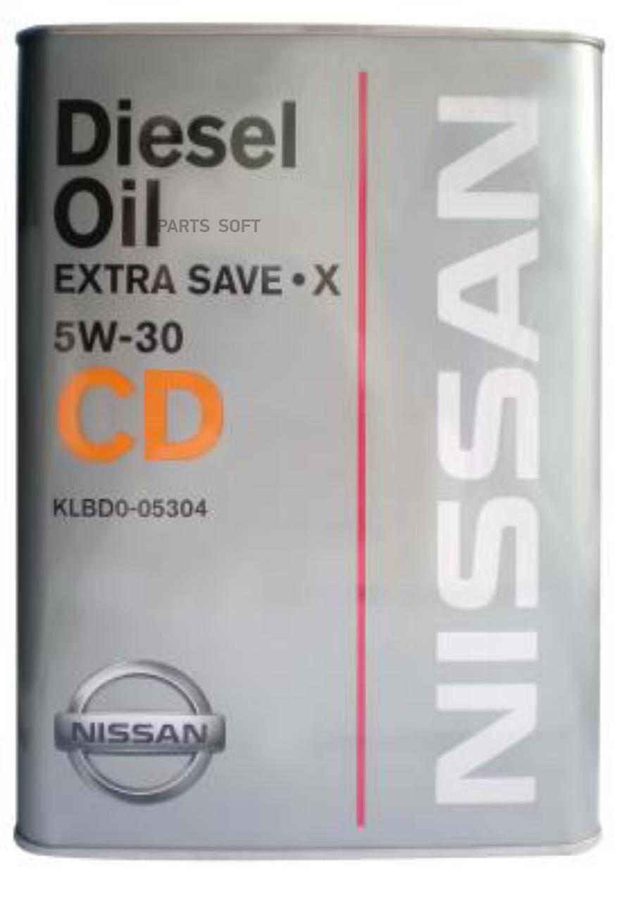 

Oe Nissan 5W30 4L Масло Моторное Diesel Cd Extra Save X \ Api: Cd