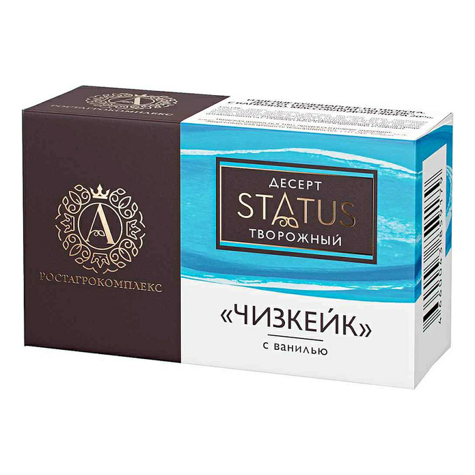 

Десерт творожный А.Ростагрокомплекс Status Чизкейк с ванилью 20% 90 г
