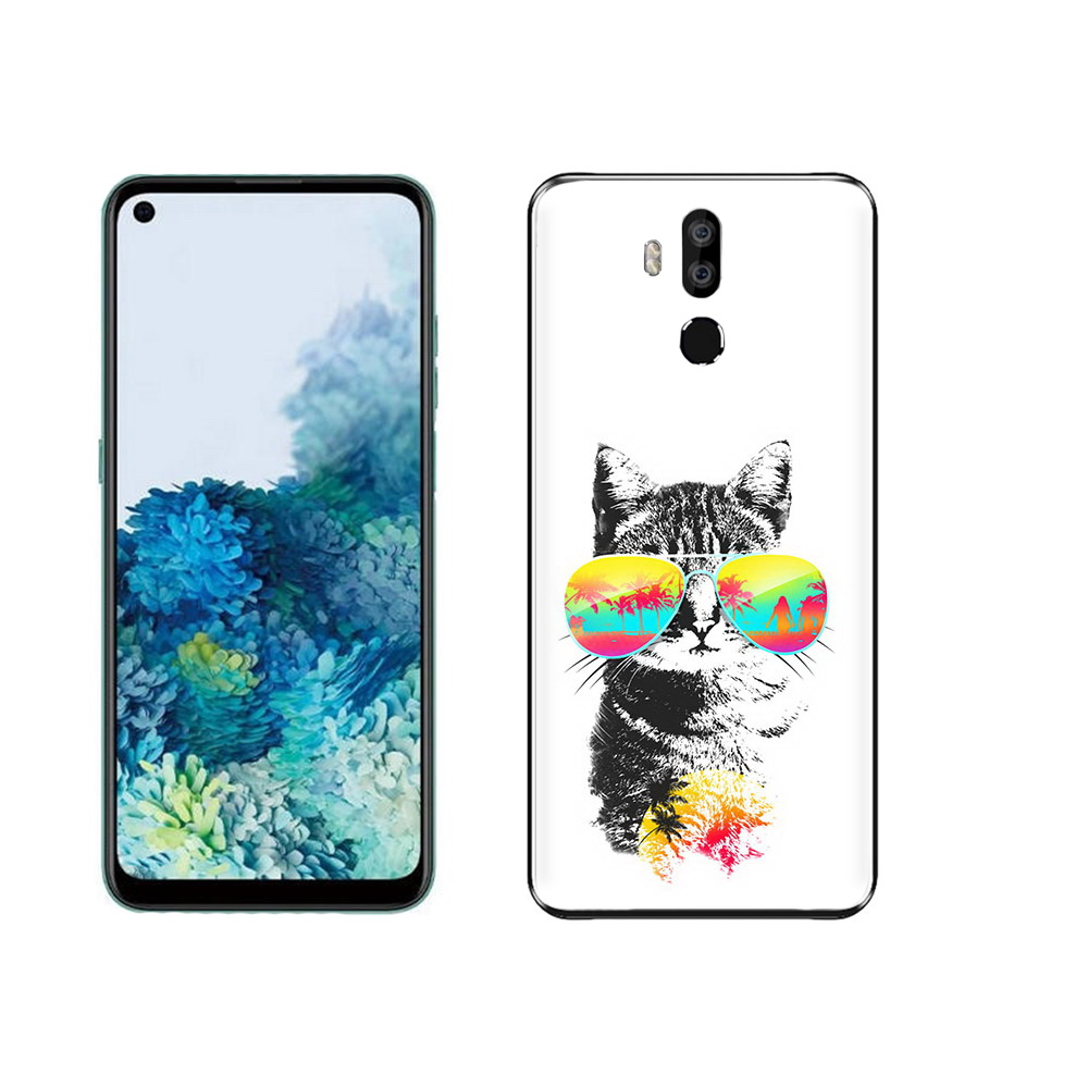 

Чехол MyPads Tocco для Oukitel K9 крутой кот, Прозрачный, Tocco