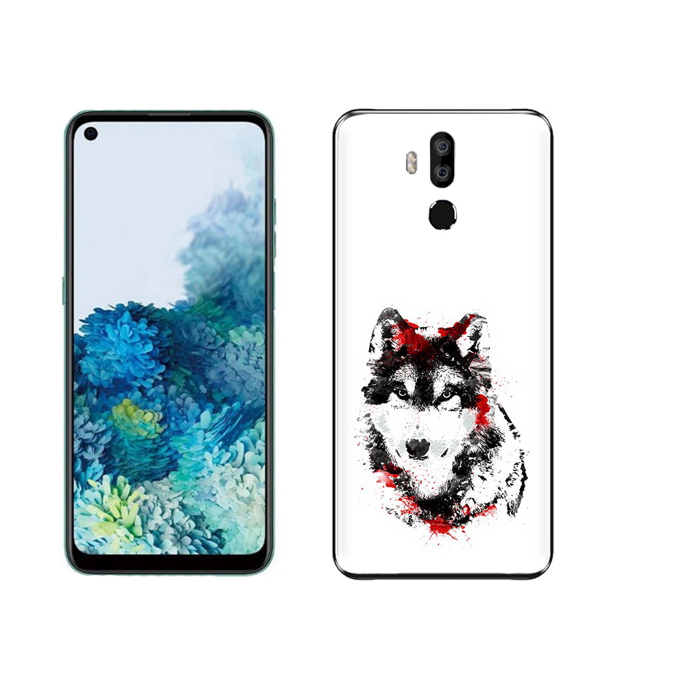 

Чехол MyPads Tocco для Oukitel K9 кровавый волк, Прозрачный, Tocco