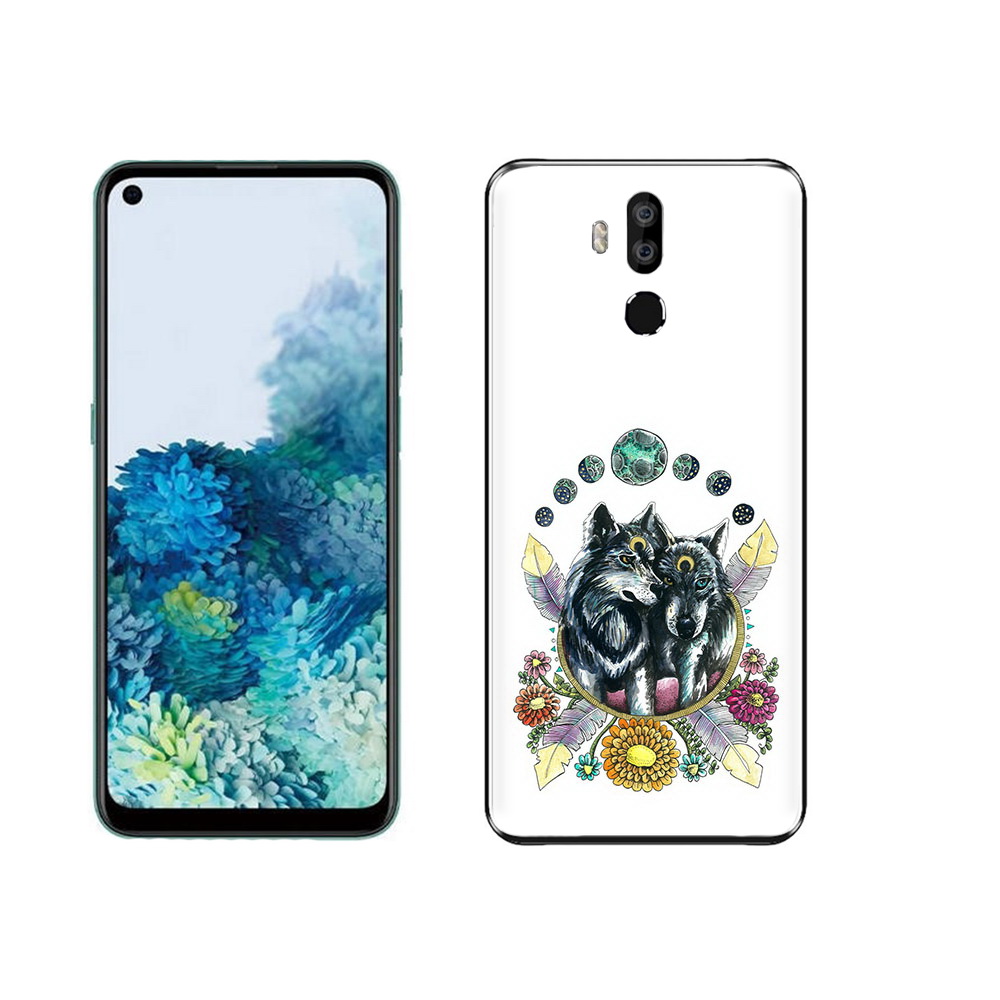 

Чехол MyPads Tocco для Oukitel K9 красивые волки абстракция, Прозрачный, Tocco