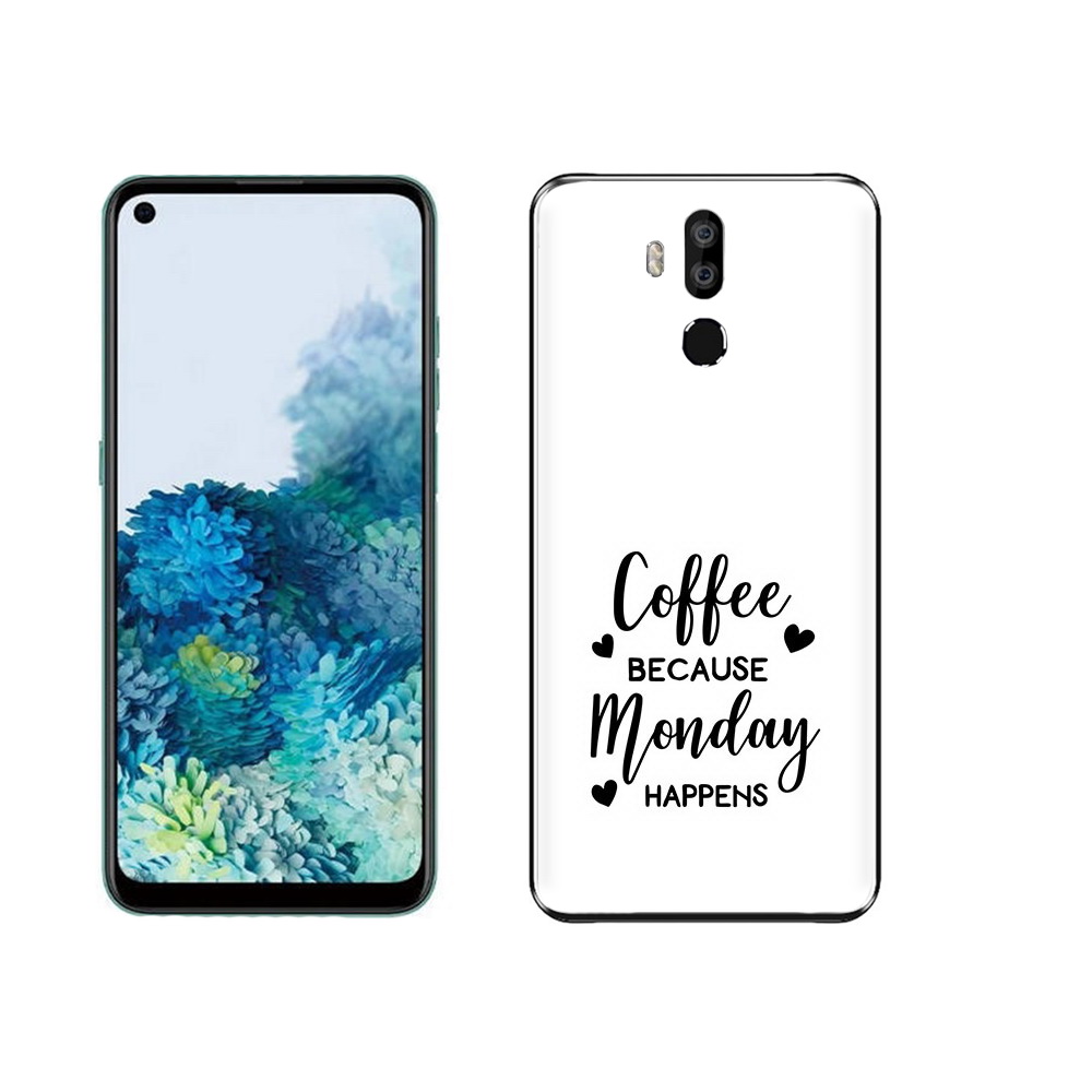 

Чехол MyPads Tocco для Oukitel K9 кофе и понедельник стал счастливым, Прозрачный, Tocco