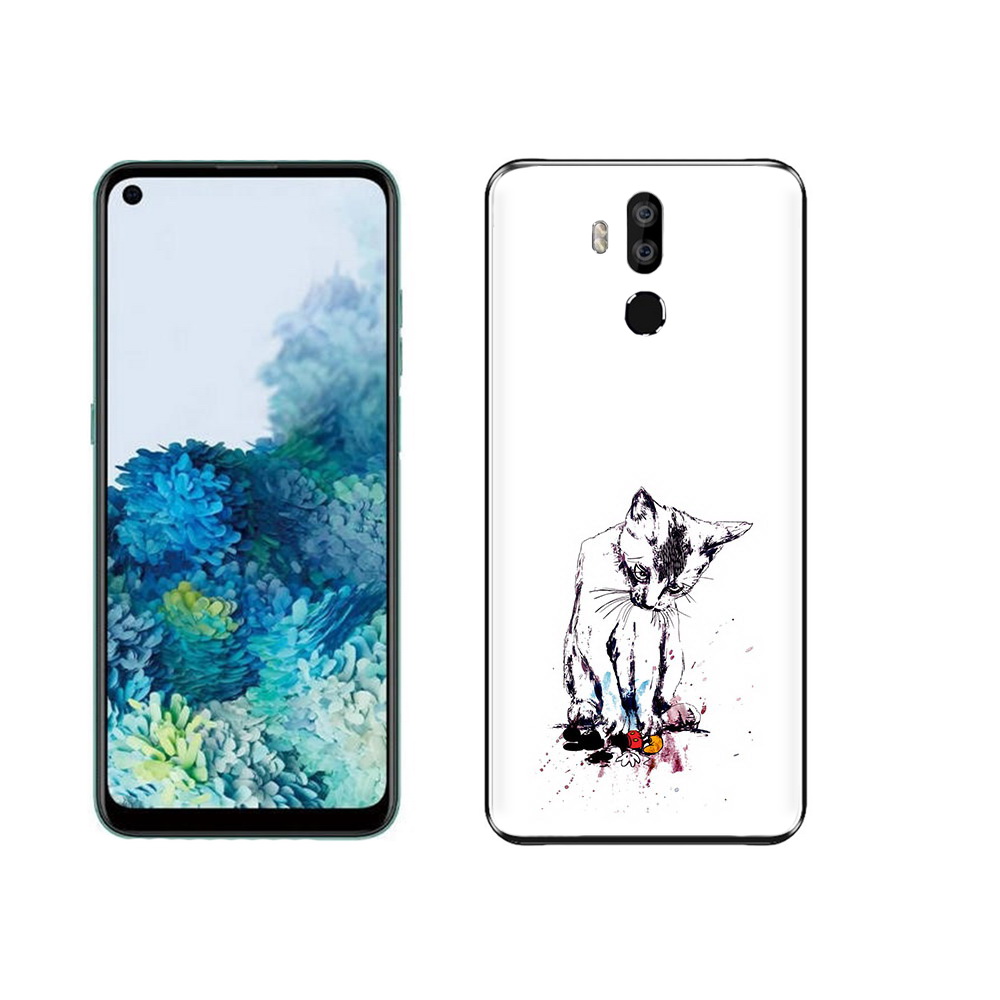 

Чехол MyPads Tocco для Oukitel K9 кот и микки, Прозрачный, Tocco