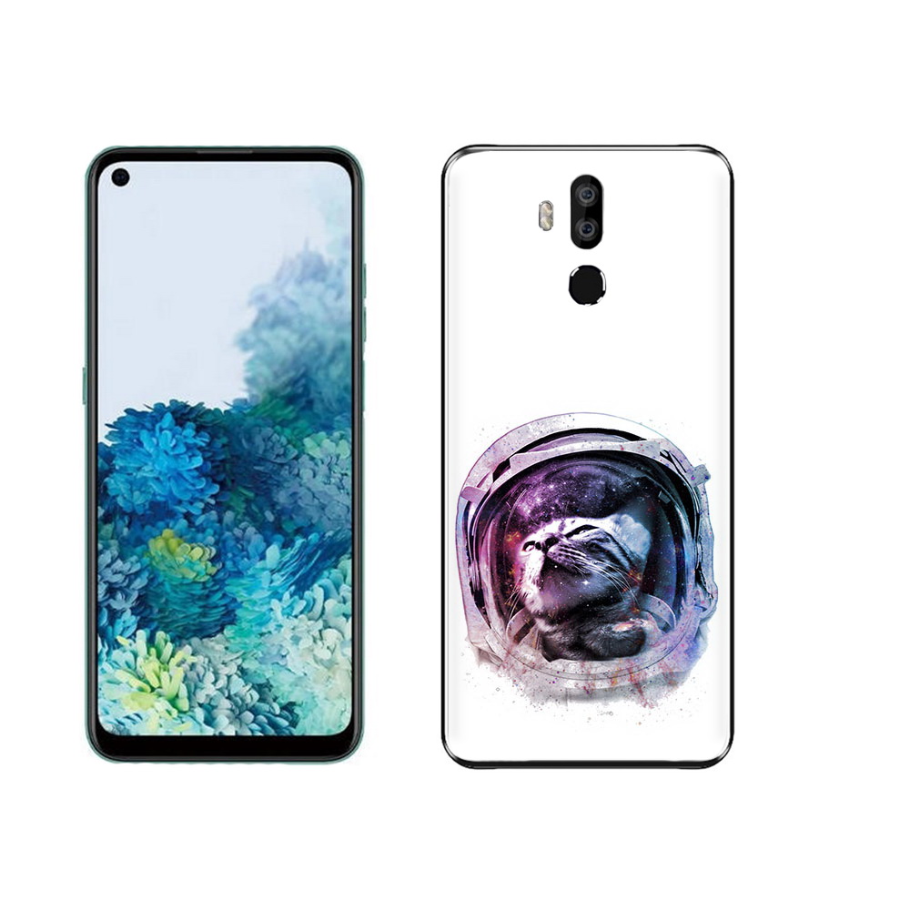 

Чехол MyPads Tocco для Oukitel K9 кот в шлеме, Прозрачный, Tocco