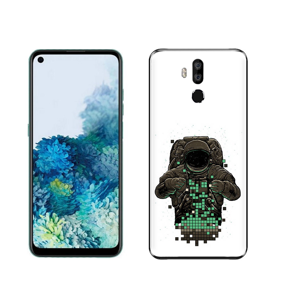 

Чехол MyPads Tocco для Oukitel K9 космонавт с пикселями, Прозрачный, Tocco