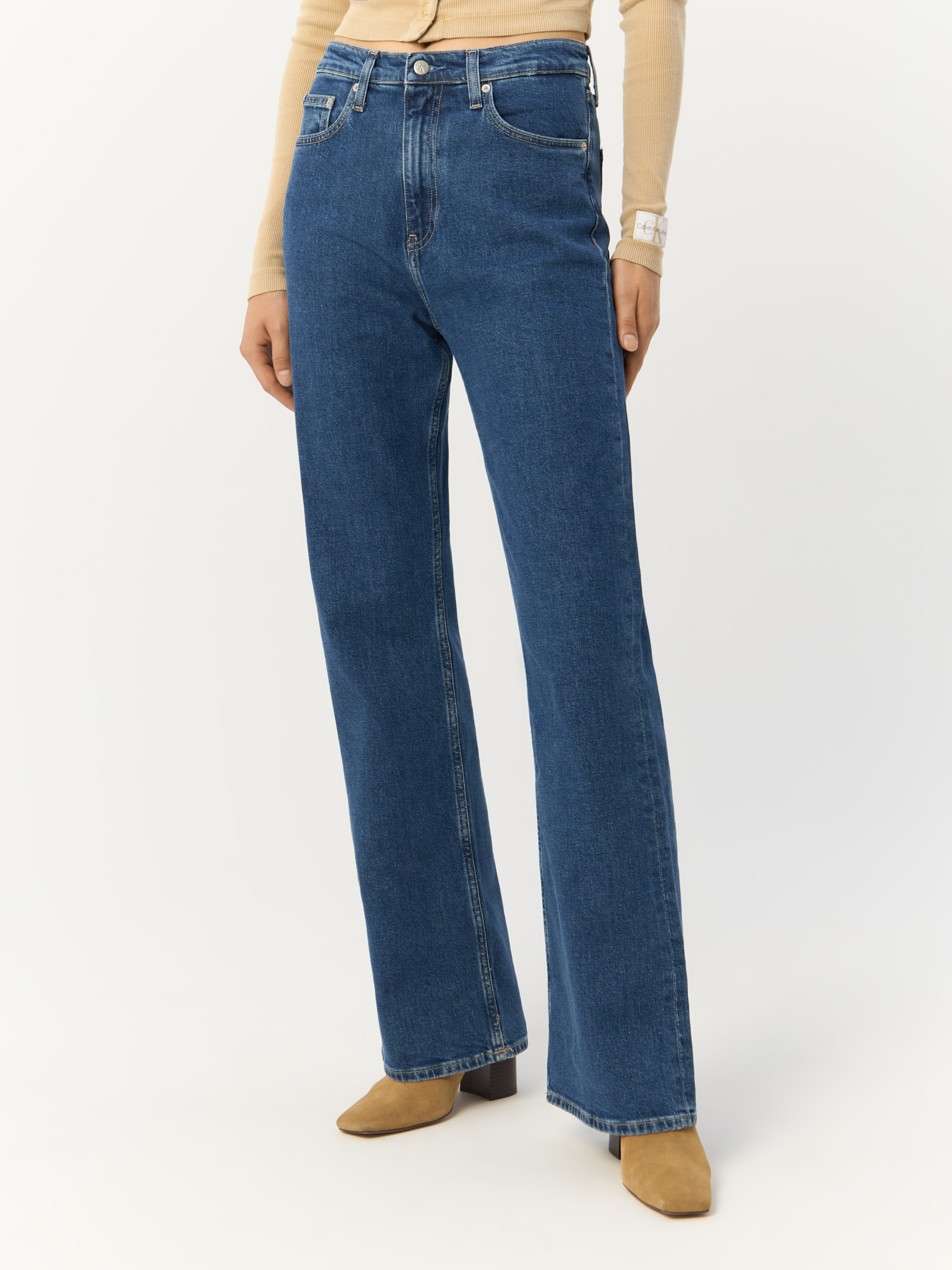 

Джинсы женские Calvin Klein Jeans J20J223894 синие 34/30, Синий, J20J223894