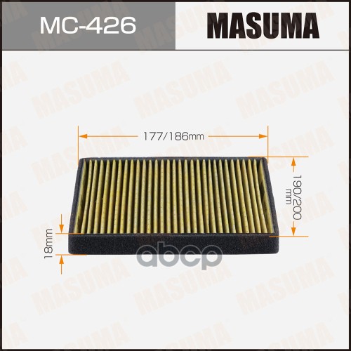 Комплект фильтров салона Masuma MC426