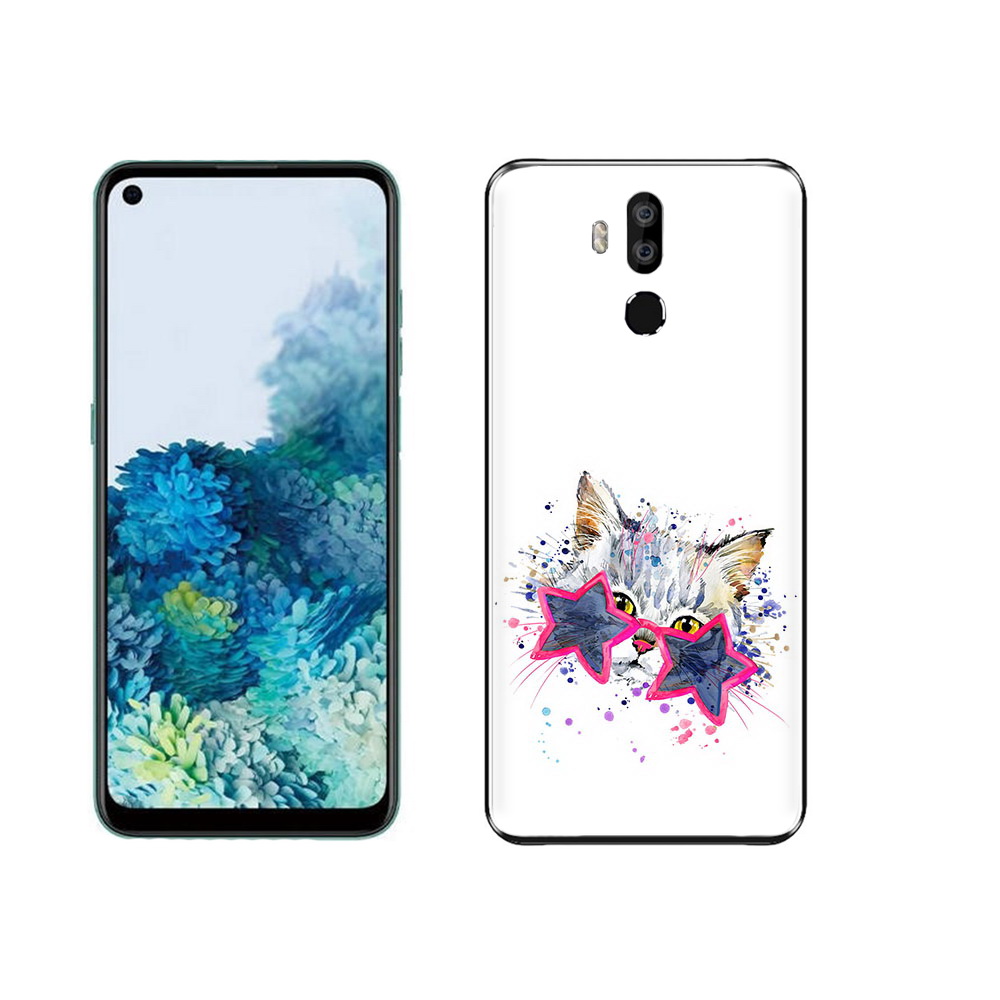 

Чехол MyPads Tocco для Oukitel K9 звездные очки, Прозрачный, Tocco