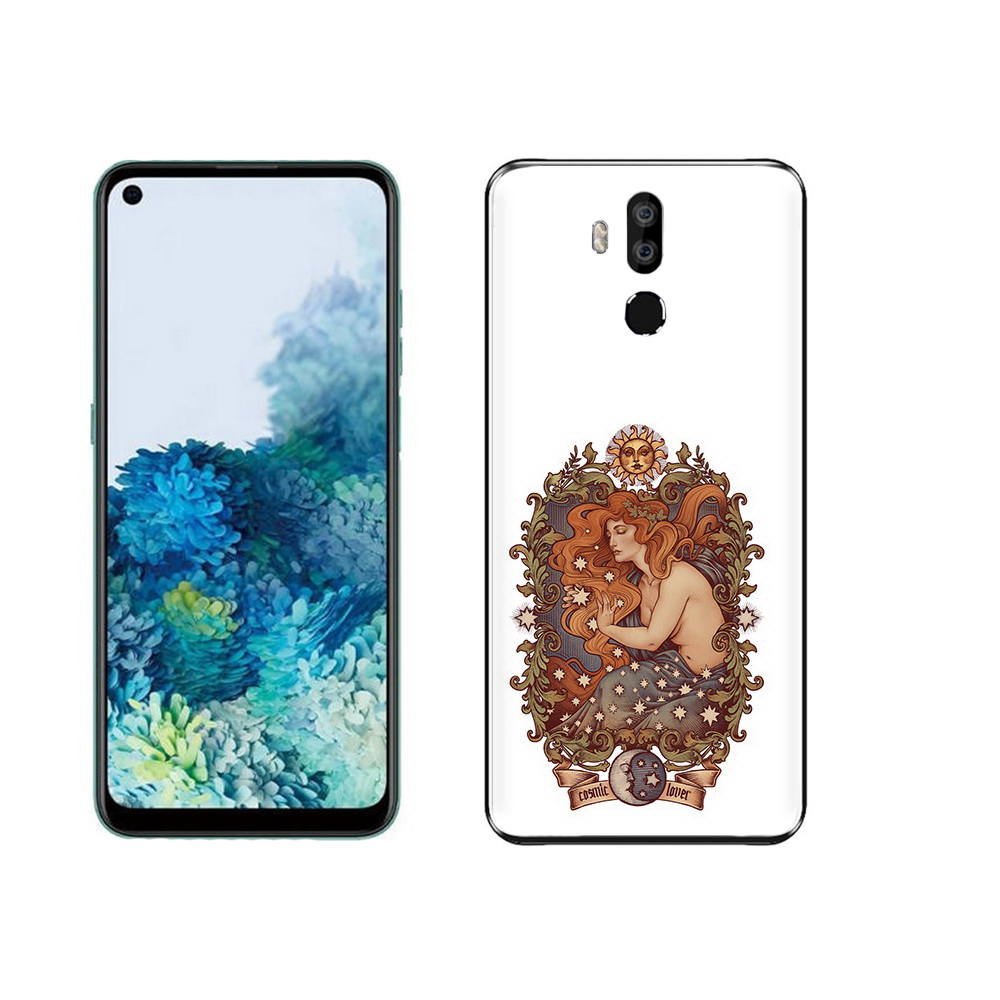 

Чехол MyPads Tocco для Oukitel K9 звездная девушка абстракция, Прозрачный, Tocco