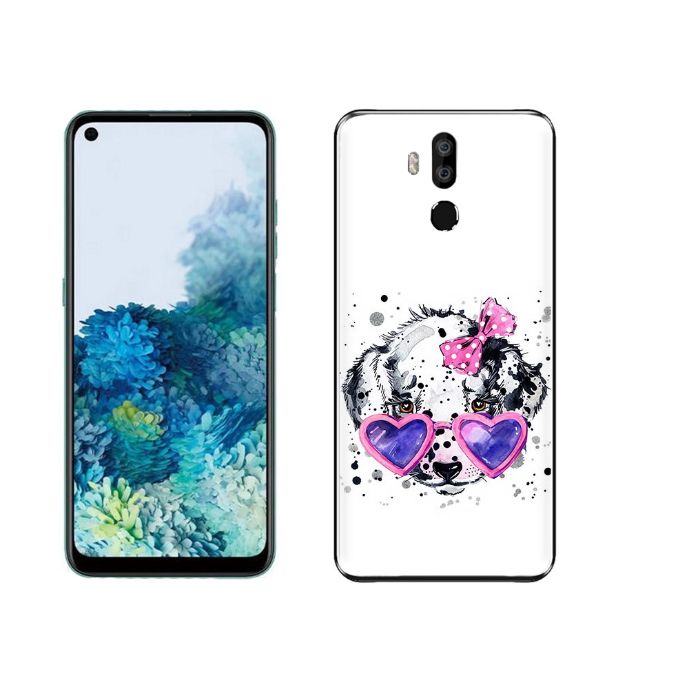 

Чехол MyPads Tocco для Oukitel K9 долматинец в очках, Прозрачный, Tocco