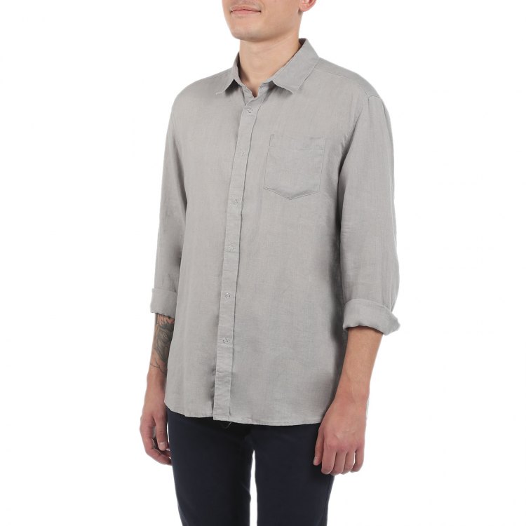 

Рубашка мужская Maison David SHIRT серая XL, Серый, SHIRT