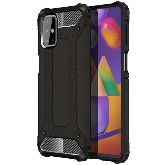 

Противоударный чехол Epik Immortal для Samsung Galaxy M31s, Черный, Immortal