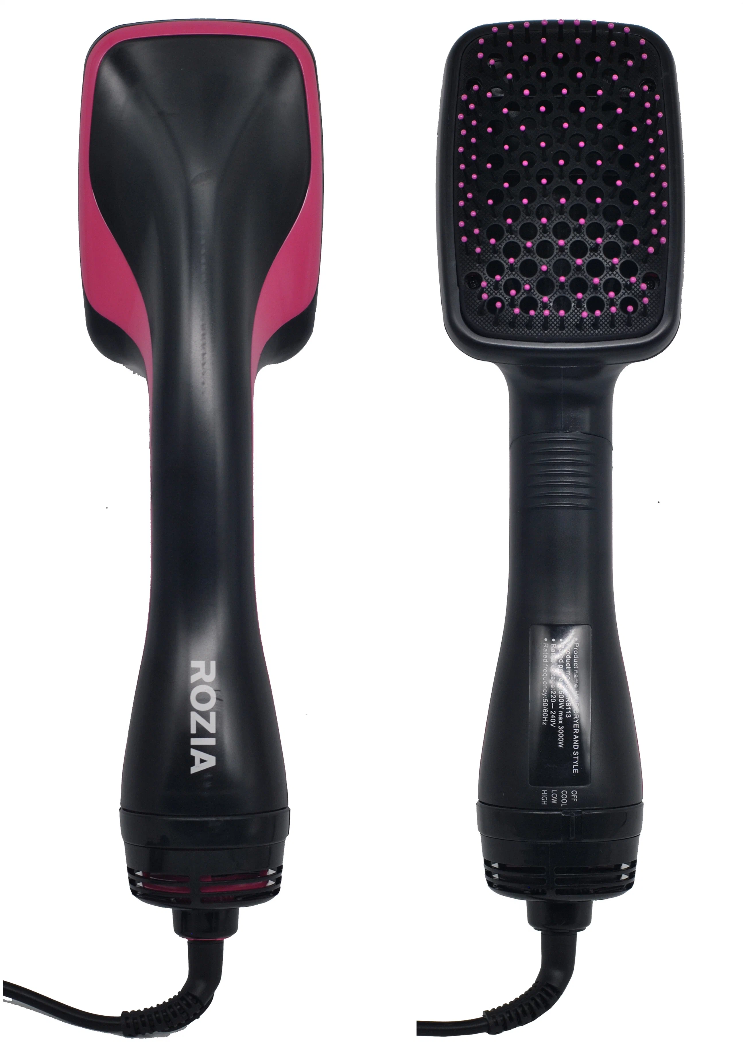 фото Фен-щетка rozia pro roziapro83 pink, black