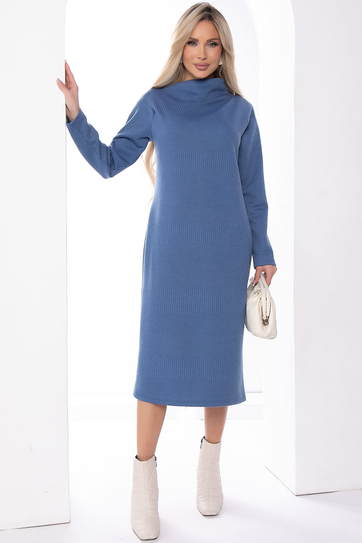 Платье женское LT Collection Дора синее 44 RU