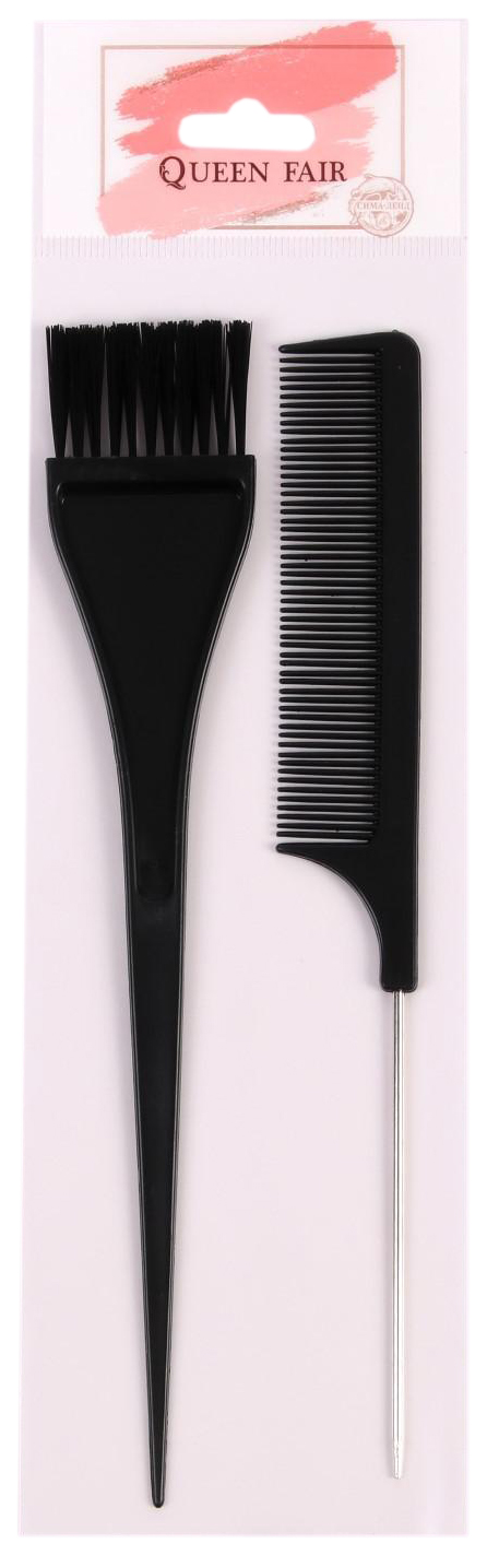 Набор для окрашивания, 2 предмета, цвет чёрный 3506816 набор украшений пластик 20 шт карусель нежность микс