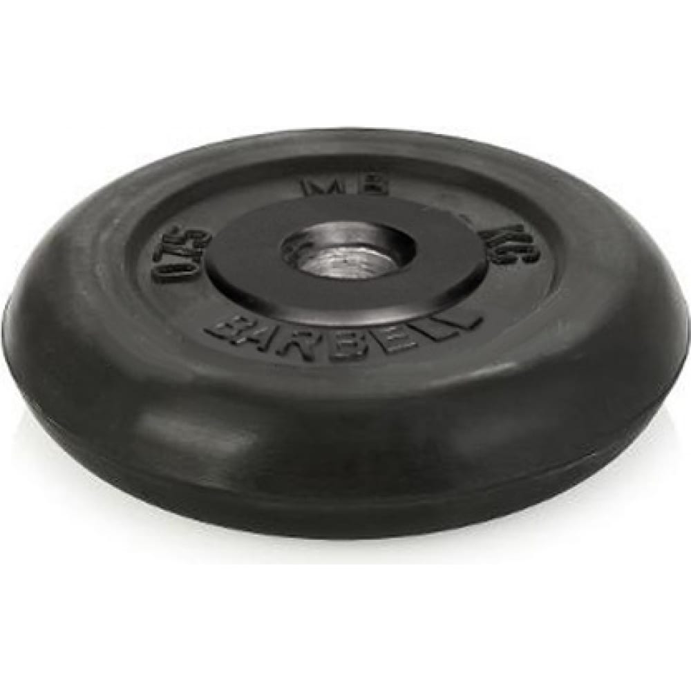 

Barbell Диск обрезиненный d 31 мм чёрный 0,75 кг 1548