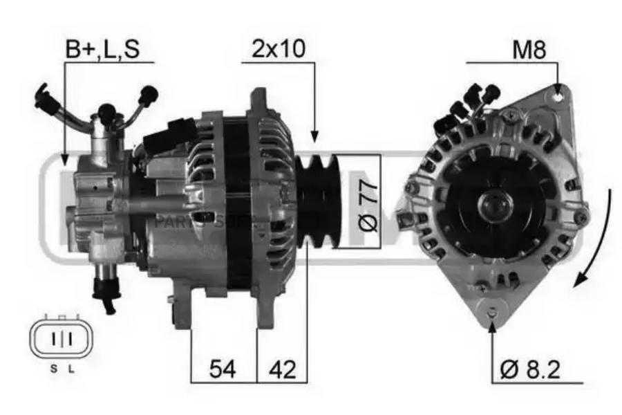 

Генератор ERA для Hyundai Galloper I, Galloper II, Terracan 1991-2006 210332