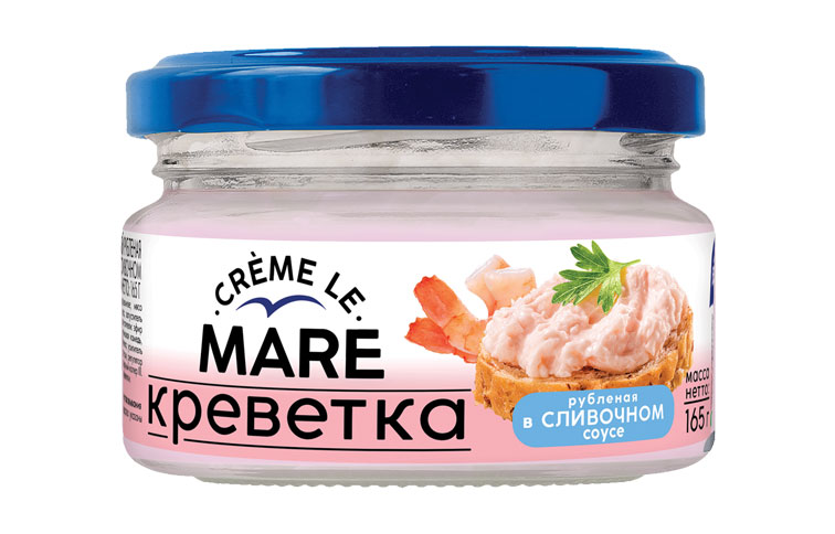 Паста Балтийский Берег Creme Le Mare сливочная с креветкой 165 г