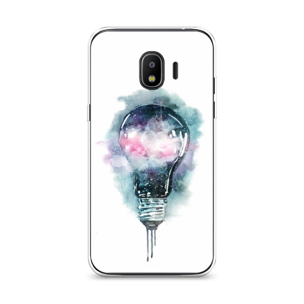 

Чехол на Samsung Galaxy J2 2018 "Волшебная лампа", Белый;серый, 25650-4
