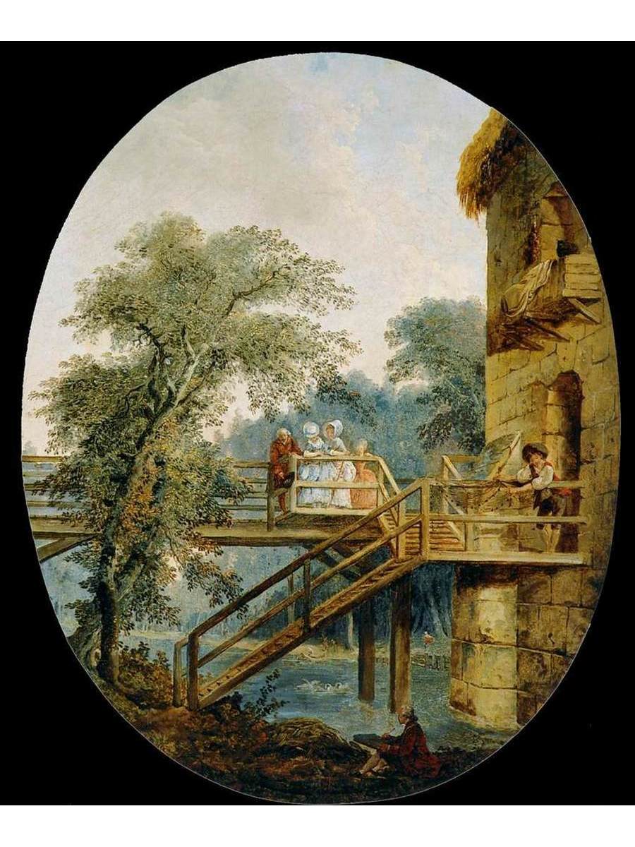 

Постер DRABS A2 Гюбер Робер The Footbridge