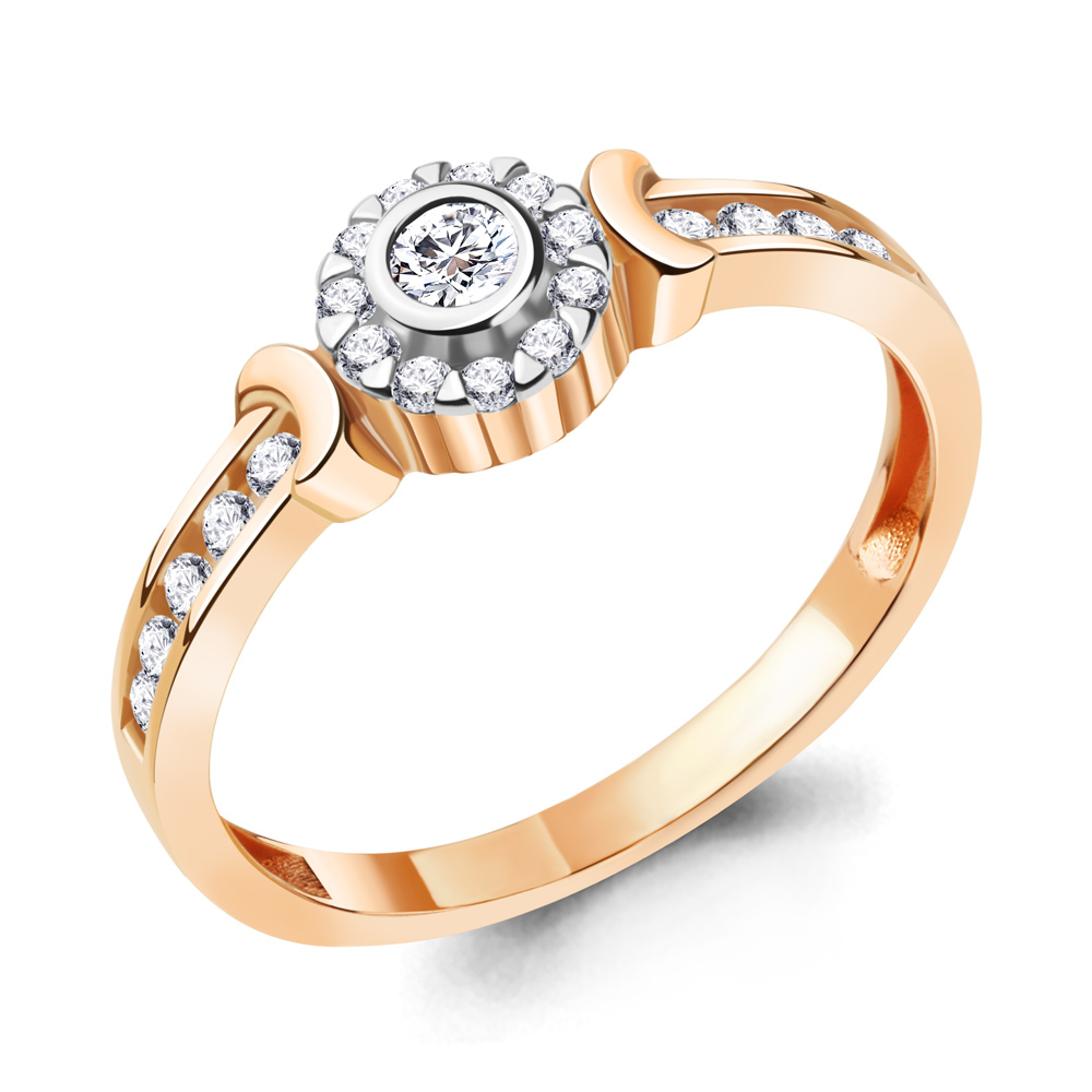 

Кольцо из серебра с фианитом Aquamarine Aquamarine 67471А_925_з р, 67471А_925_з