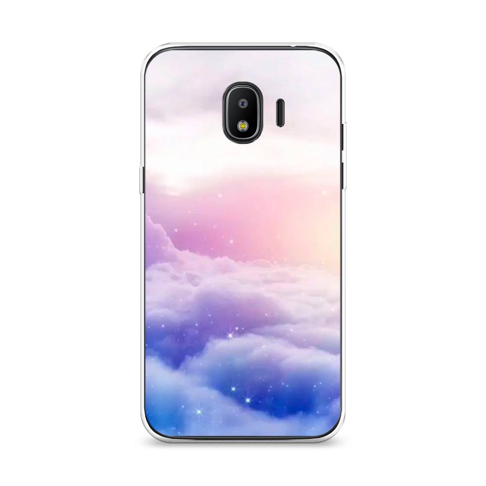 

Чехол на Samsung Galaxy J2 2018 "Небеса", Голубой;белый;розовый, 25650-2