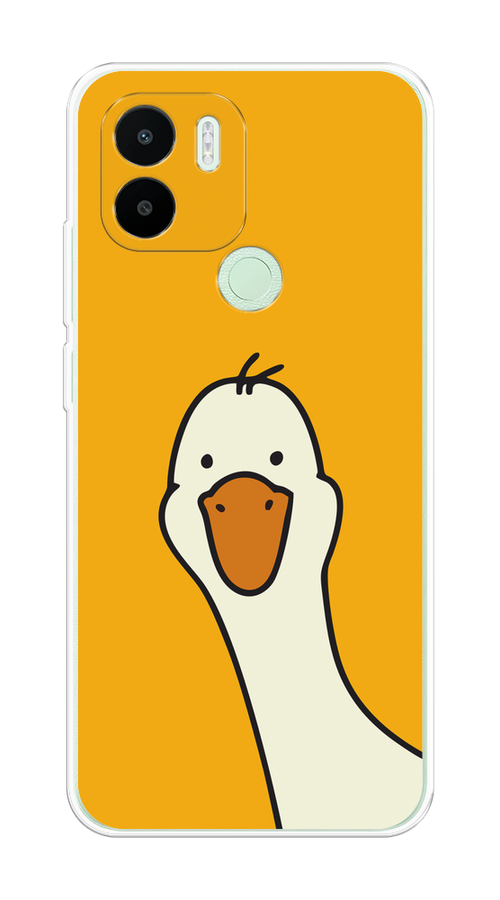 

Чехол на Xiaomi Redmi A1+/Redmi A2+/Poco C51/C50 "Утка на желтом фоне", Желтый;красный, 318550-1