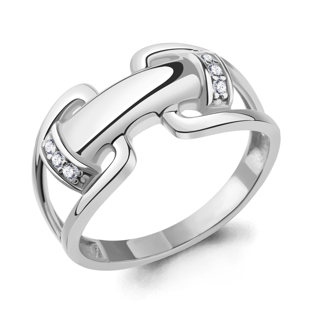 

Кольцо из серебра с фианитом Aquamarine Aquamarine 67465А_925_р р. 20, 67465А_925_р