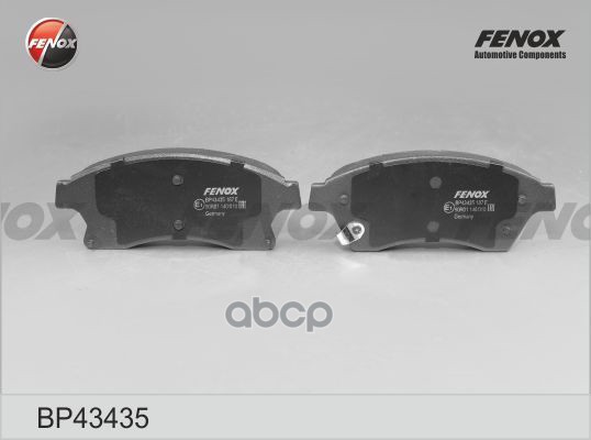 

Колодки Передние Opel Astra, Chevrolet Cruze, 1.4-2.0, 09- Bp43435 FENOX арт. BP43435