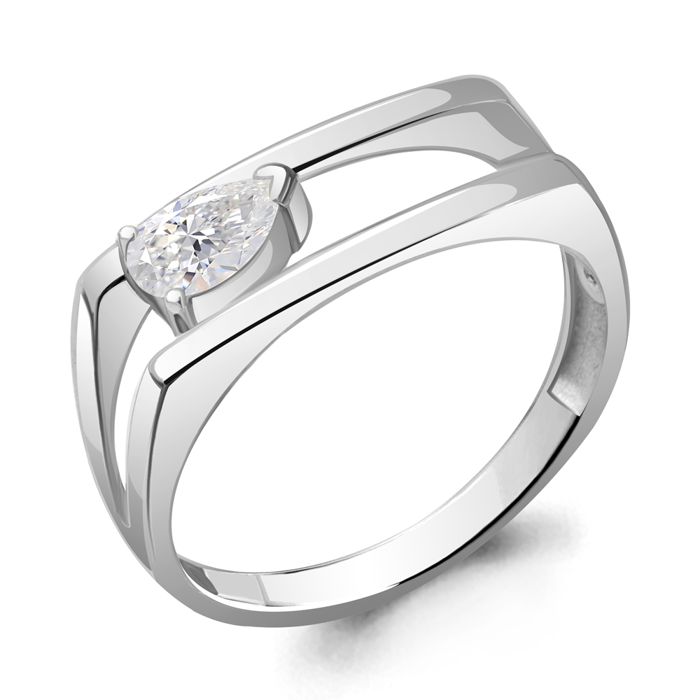 

Кольцо из серебра с фианитом Aquamarine Aquamarine 67464_925_р р. 19, 67464_925_р