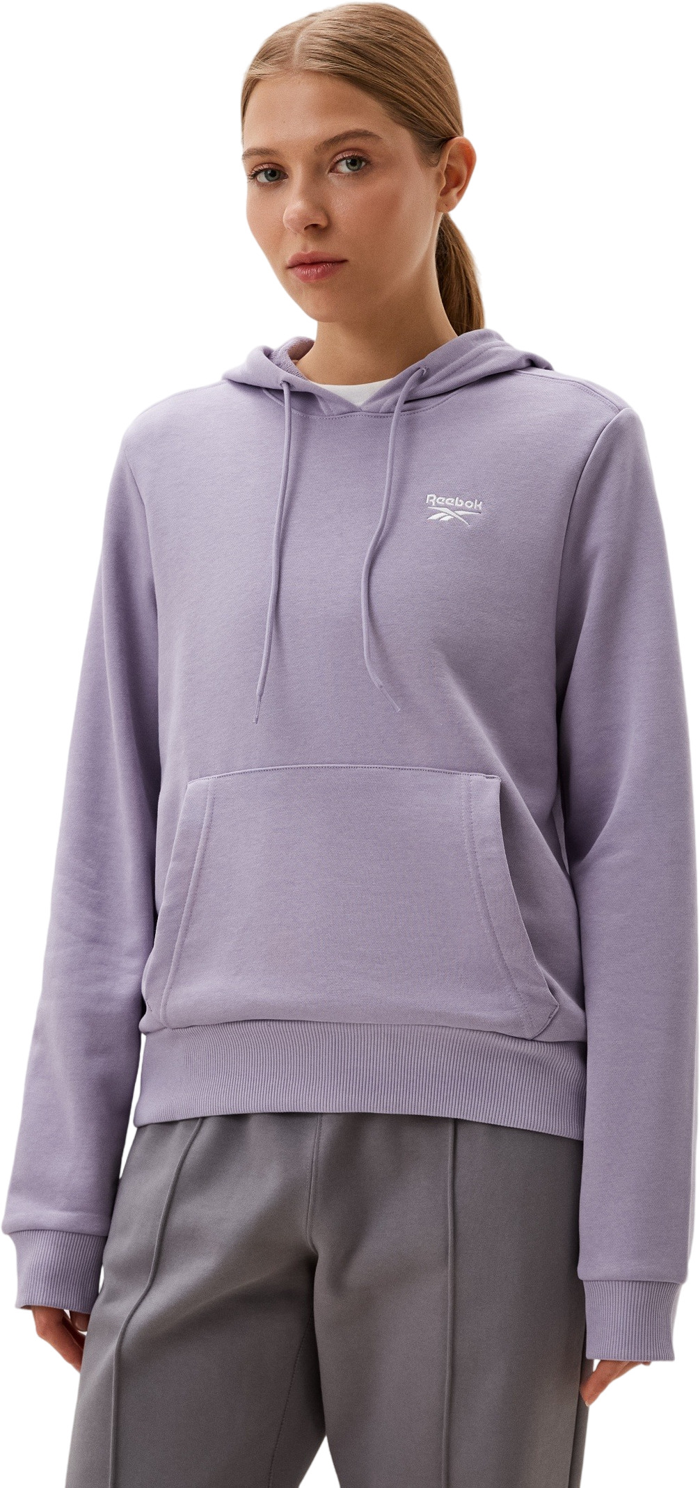 

Худи женское Reebok Ri Sl French Terry Hoodie фиолетовое 2XL, Фиолетовый, Ri Sl French Terry Hoodie