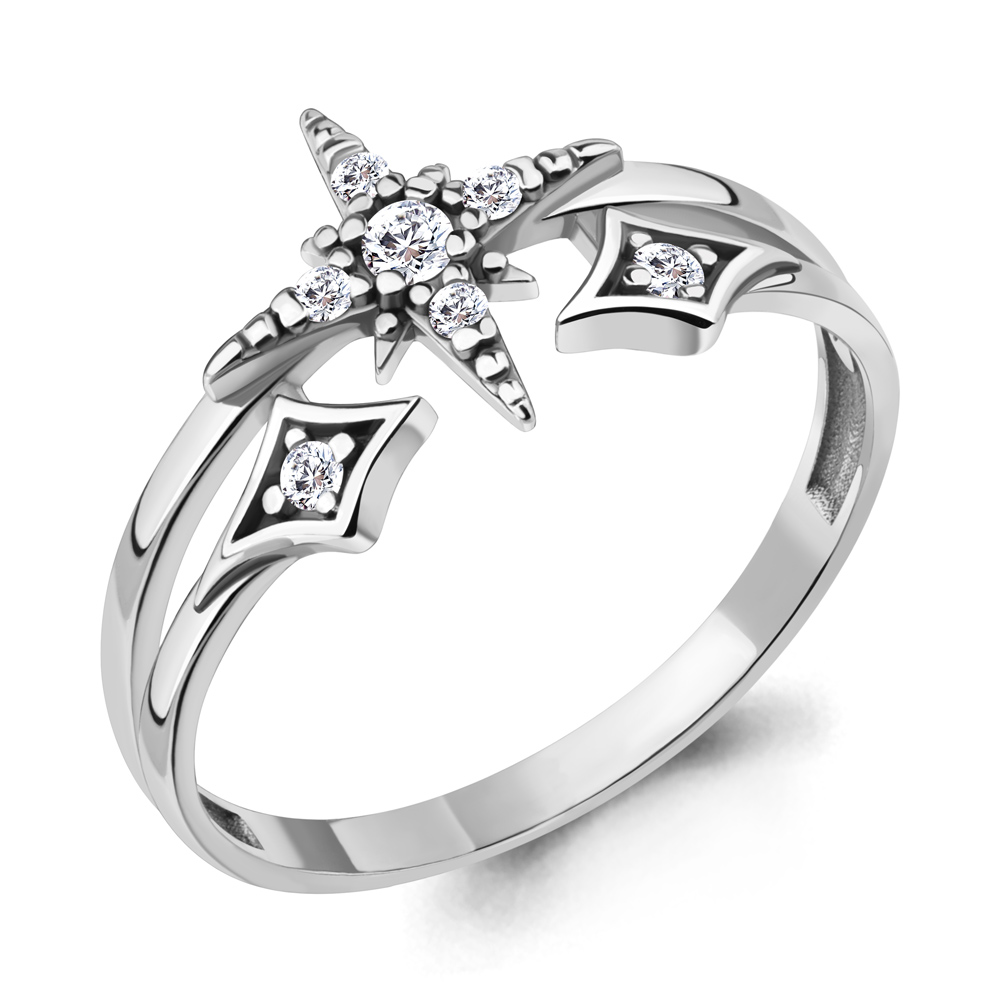 

Кольцо из серебра с фианитом Aquamarine Aquamarine 67454А_925_р р. 16,5, 67454А_925_р