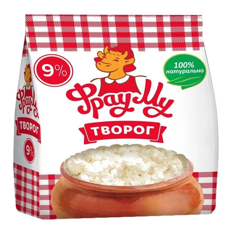 

Творог рассыпчатый Фрау Му 9% 250 г