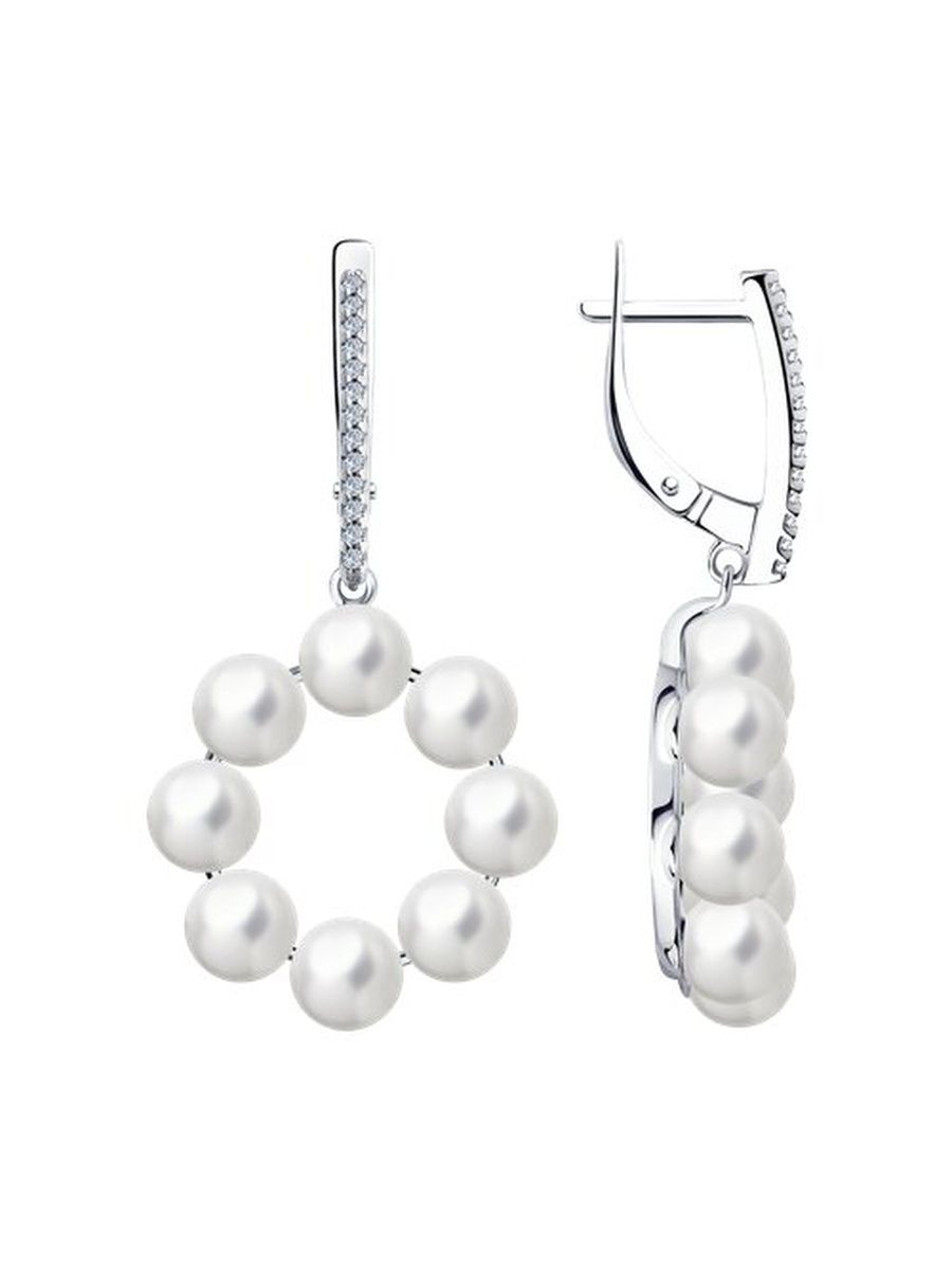 

Серьги из серебра TEO MAORI 894023994, жемчуг культивированный, 894023994