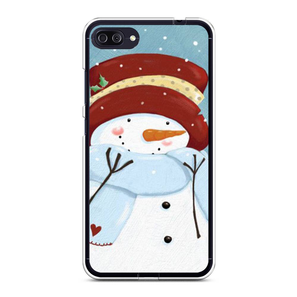 

Чехол Case Place 42150-5 для Asus ZenFone 4 Max (ZC554KL) "Застенчивый снеговик", 42150-5