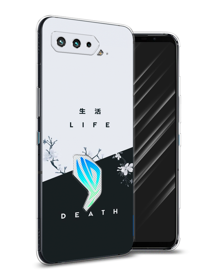 

Чехол Awog на Asus ROG Phone 5 "Life and death", Черный;серый, 44250-7
