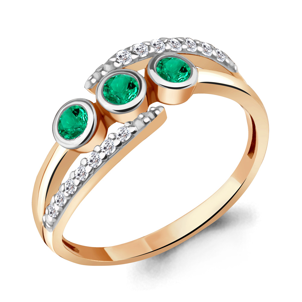 

Кольцо из серебра с фианитом Aquamarine Aquamarine 67451АГ_925_з р, 67451АГ_925_з