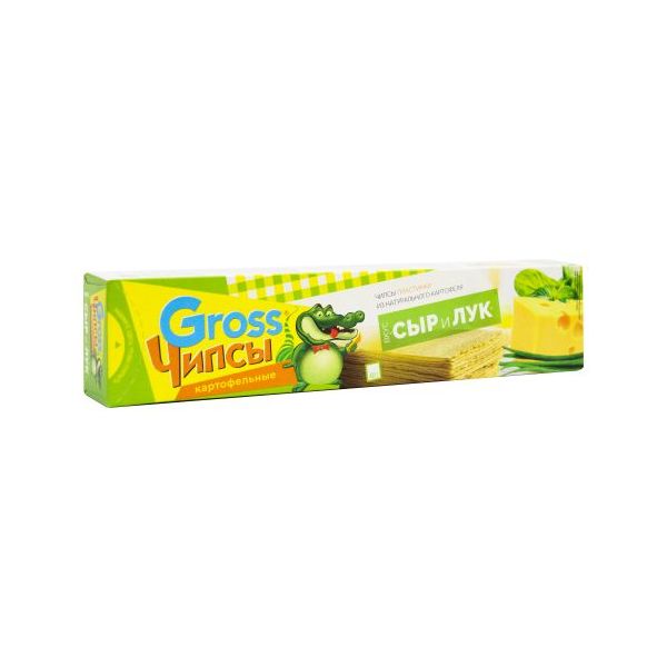 

Чипсы картофельные Gross Сыр и лук 40 г