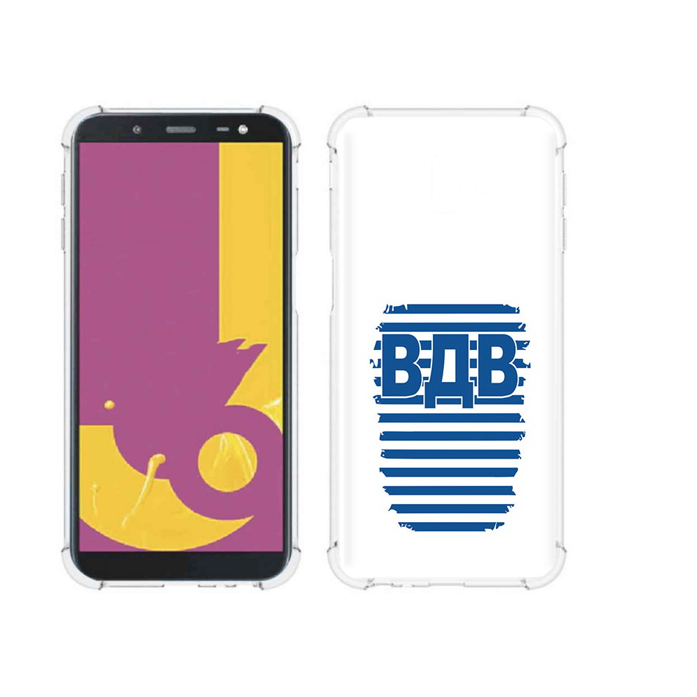 

Чехол MyPads Tocco для Samsung Galaxy J6+ (2018) вдв2 (PT119175.557.259), Прозрачный, Tocco