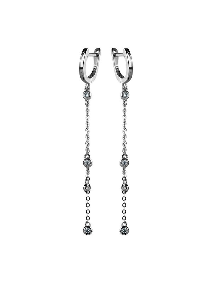 

Серьги из серебра TEO MAORI 8SET18630E, фианит, 8SET18630E