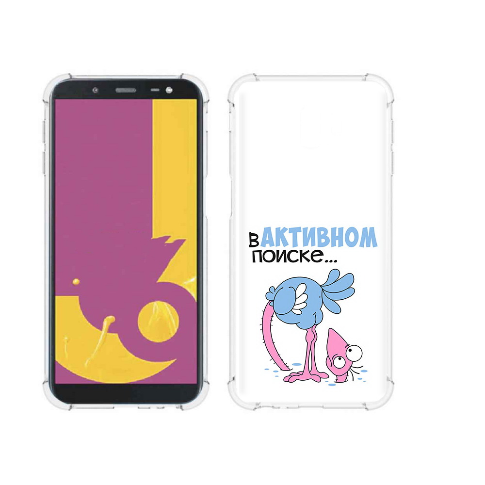 

Чехол MyPads Tocco для Samsung Galaxy J6+ (2018) в активном поиске (PT119175.557.255), Прозрачный, Tocco