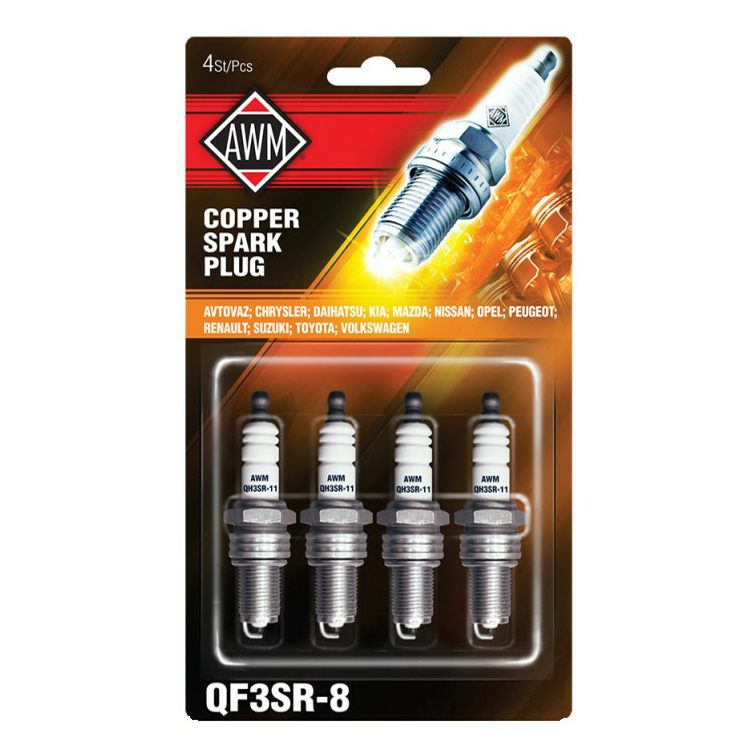 Свечи зажигания AWM QF3SR-8 4 шт
