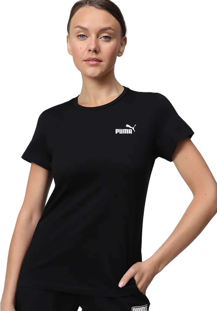 Футболка женская PUMA Essentials Small Logo Tee черная 2XS 2190₽