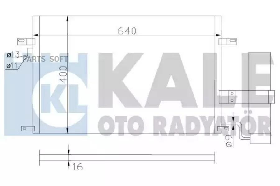 

Радиатор Кондиционера KALE 377100