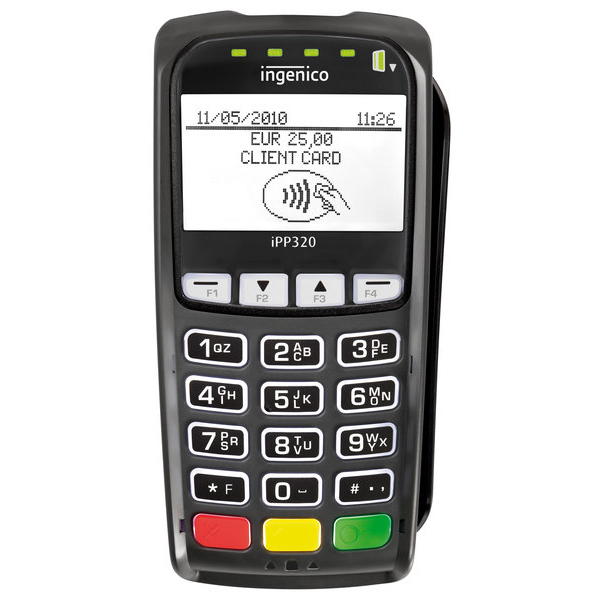 

Терминал для оплаты банковскими картами Ingenico IPP 320, IPP320