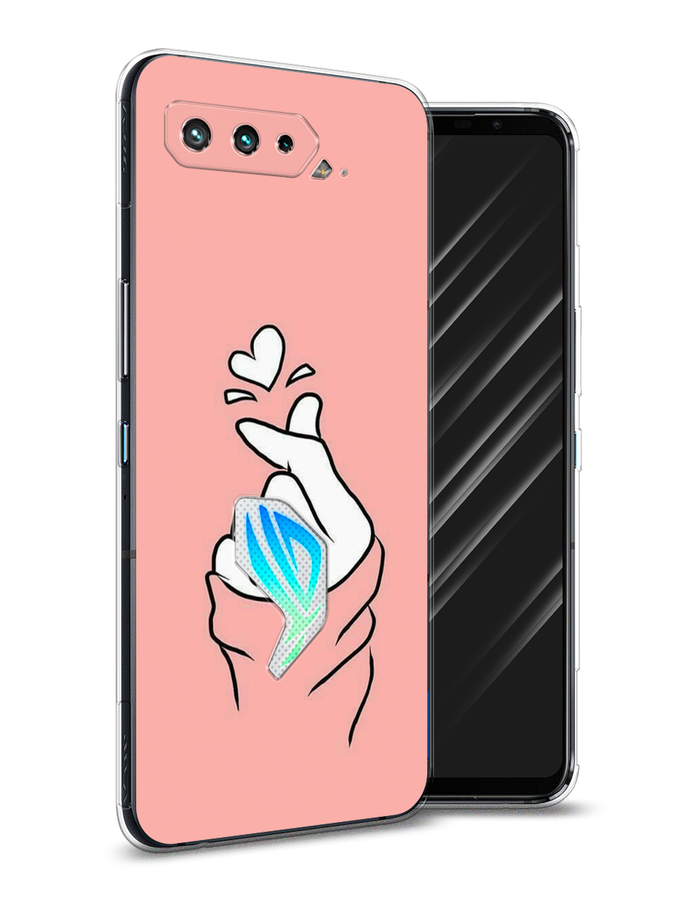 

Чехол Awog на Asus ROG Phone 5 "Любовь-щелк", Оранжевый, 44250-7
