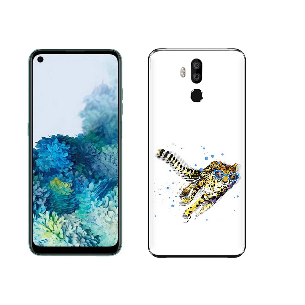 

Чехол MyPads Tocco для Oukitel K9 гепард в очках, Прозрачный, Tocco